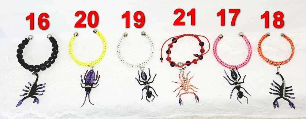 Unique & Odd Beetle Braided Yellow Bracelet, Perfect for Halloween, Goth, Punk or Everyday
