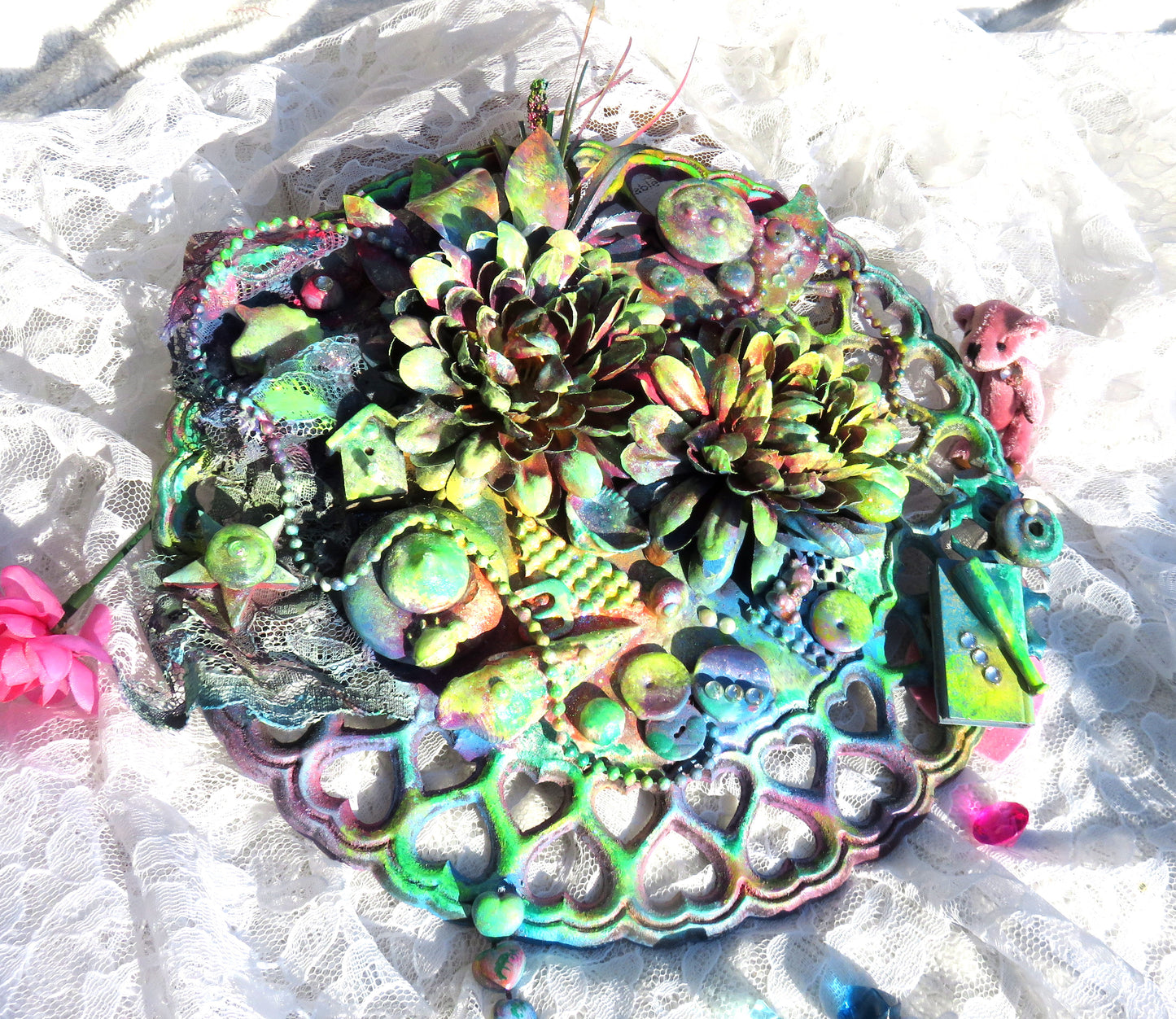 Home Decor, Hearts Cut Out of Wood, with Angel Wings, Flowers, Bird Houses and Much More