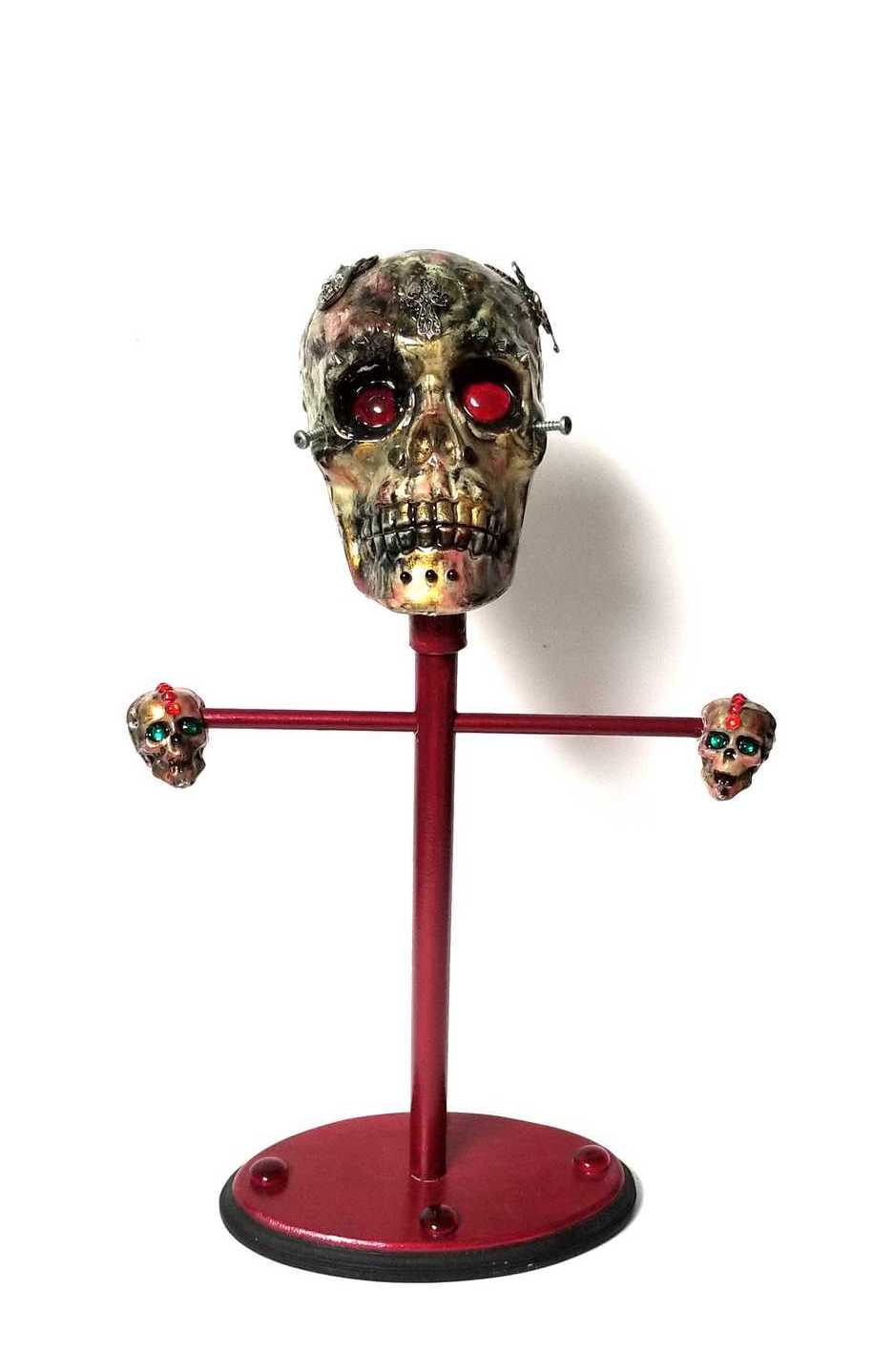 3 Creepy Skull Towel Holder For Bathroom, Kitchen or Other Rooms in Your Home