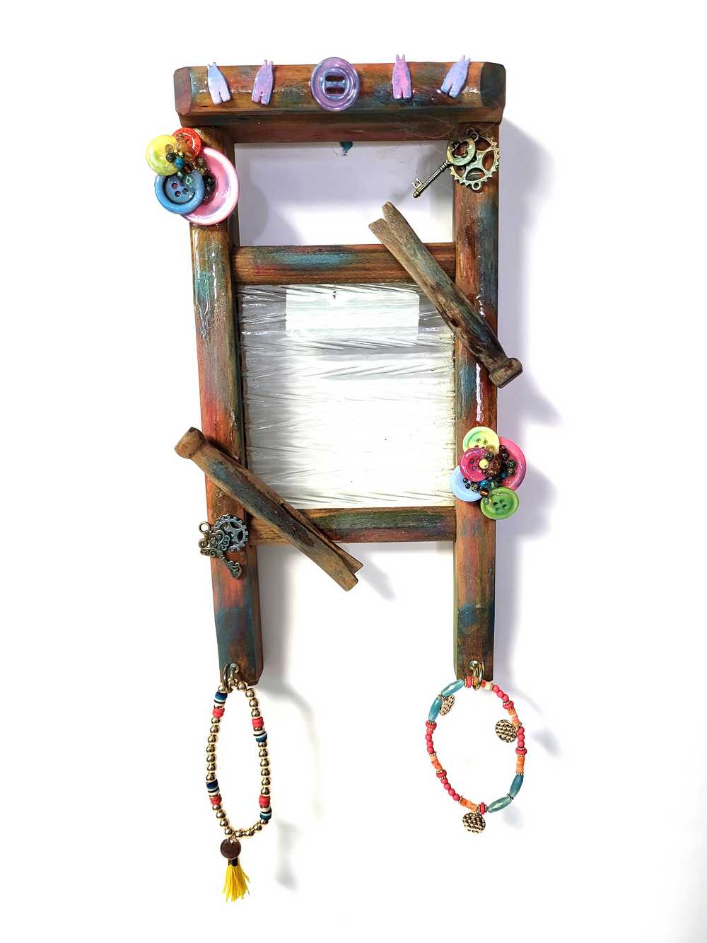 Old Replica of Wash Board Wall Hanger, with Hooks