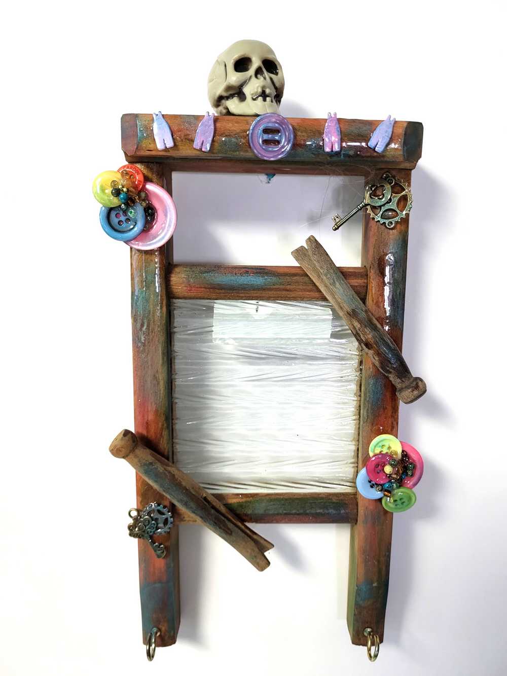 Old Replica of Wash Board Wall Hanger, with Hooks