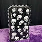 Black Skull Paper Towel or Toilet Tissue Dispenser for Your Kitchen or Bathroom