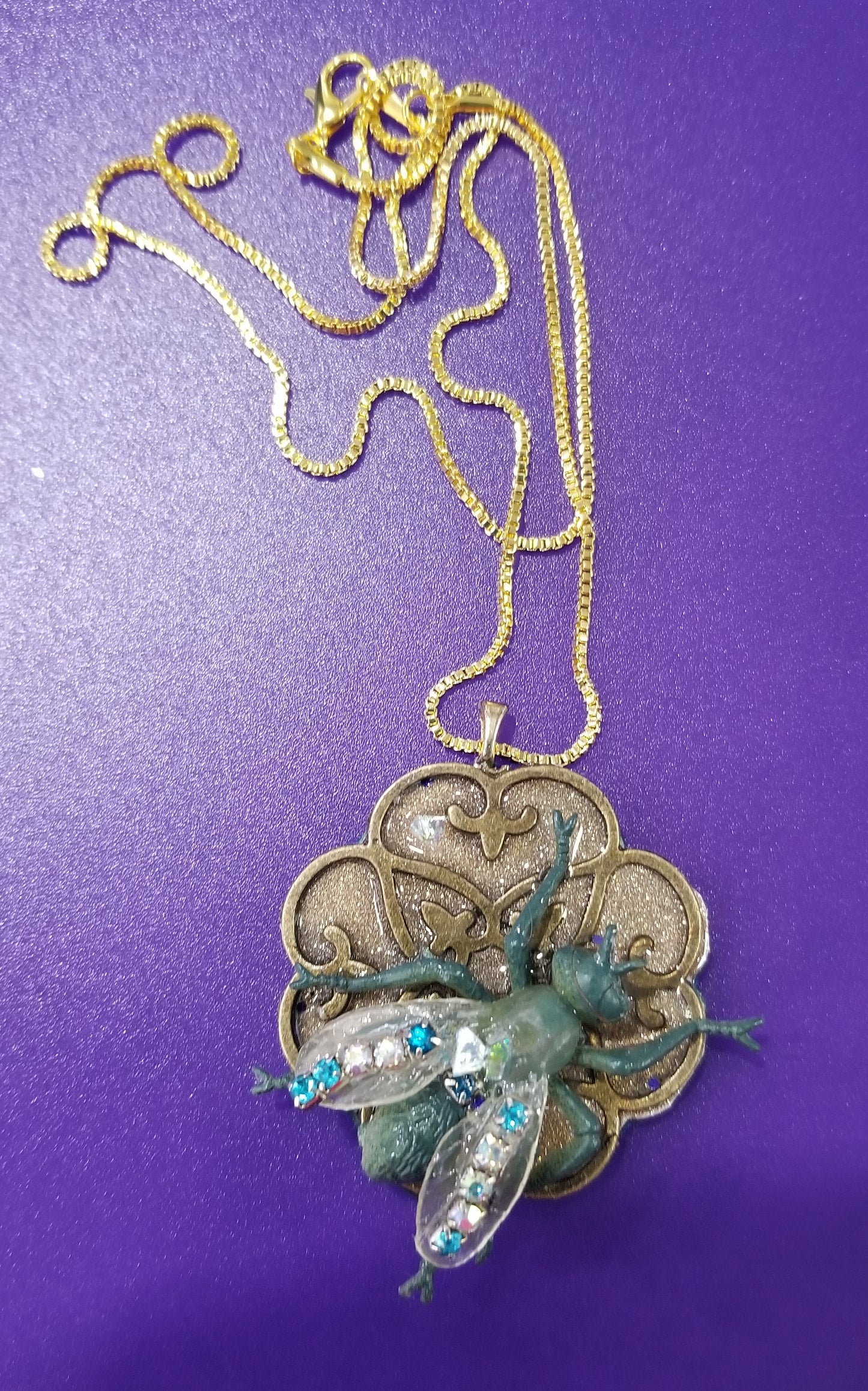 Giant Fly on Necklace, for Everyday or Halloween