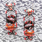 Wall Mounted Battery Candle Holder with Bloody RATS & SKULLS