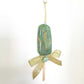 Window Hanger, Wall Hanger or Christmas Tree Ornament, Bright Vibrant Green Rein Popsicl