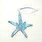 Starfish with Natures Leaves, Hanging Ornament, Punk Art, Skull Art, Great Gift