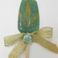 Window Hanger, Wall Hanger or Christmas Tree Ornament, Bright Vibrant Green Rein Popsicl