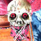 Unique See No Evil, Hear No Evil, Speak No Evil Skull Wall Peg Rack