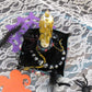Skull and Spider Battery Candle Holder with Finger Hold
