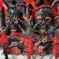 16 x 20 inch Canvas Art with Skulls and Clock