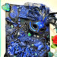 Midnight Blues, Sexy Mask on Deep Blue Canvas, 16 x 20 Inches