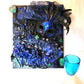 Midnight Blues, Sexy Mask on Deep Blue Canvas, 16 x 20 Inches