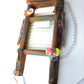 Wall Plaque, Replica of Old Glass Washboard with Hooks To Hang Keys etc.