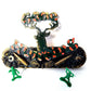 Gone Hunting Wall Plaque with Deer Cut Out, with Gears, Nuts & Bolts