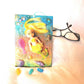 18L x 13W cm Canvas with Blond Mermaid Doll, Wall Hanger for Child's Room